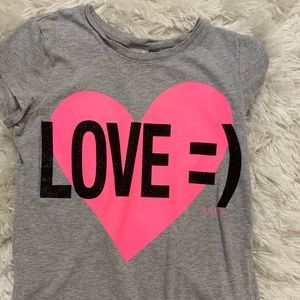 Justice Girls LOVE T-shirt